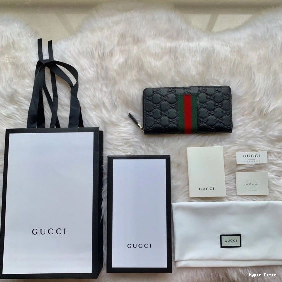 Hyperpeter WALLET AROUND LEATHER ZIP GUCCI 0801